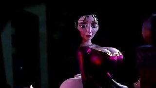Mommy Gothel and Rider