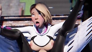 In Spider's Web 3D Animation..