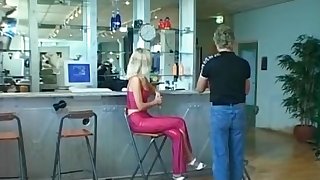 Highly jumpy blond ruined by..