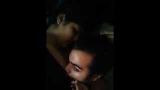 Indian couple in a hot selfie