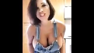 SBB - selfie with monster boobs