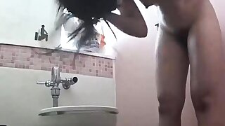 In the shower hidden webcam