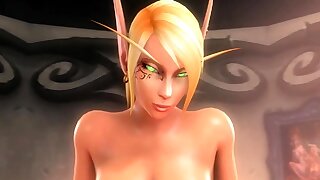 3D Nice Blood Elf with..