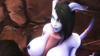 Shy Draenei with Little..